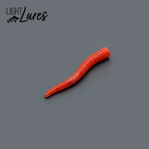 worm micro lure microlure 4cm rood nedrig ned rig lightlures light Lures ultra light Lures ultralight Lures ultralight bait ultralight lures baits softbait softlure vissen baars snoekbaars roofvis