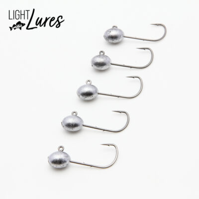 lightlures micro loodkop micro jig head finesse loodkopje streetfishing baarsvissen snoekbaarsvissen baars snoekbaars