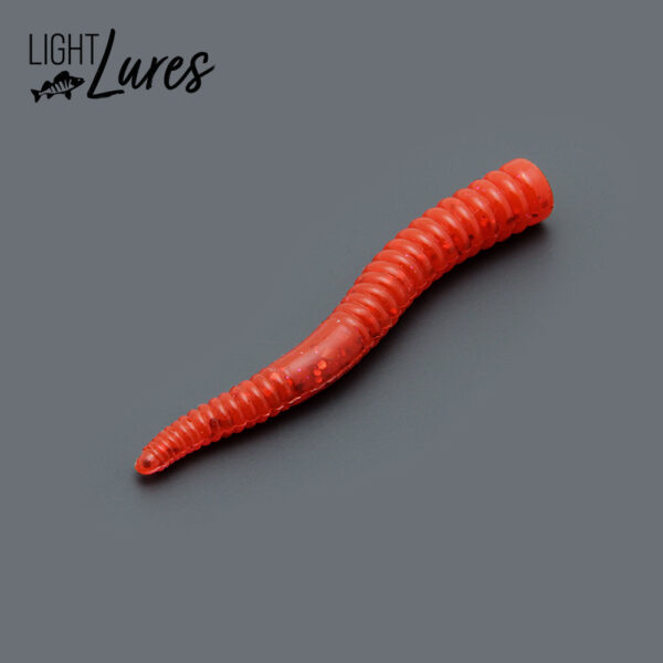 worm 7cm 7,5 cm rood nedrig ned rig lightlures light Lures ultra light Lures ultralight Lures ultralight bait ultralight lures baits softbait softlure vissen baars snoekbaars roofvis